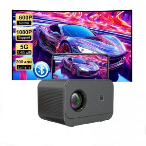Electric Focus LED+LCD HDMI Projector 200 lumens Multiscene Projection Distance 0.6-5m