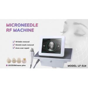China Mark Removal Fractional RF Machine , 2 In 1 RF Microneedling Device With Cold Hammer supplier