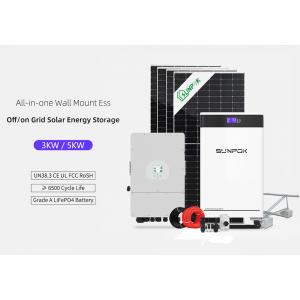 China solar battery Photovoltaic Kit  6Kw 10Kw 12Kw Battery Pack Solar Energy Hybrid Complete System For Residential supplier