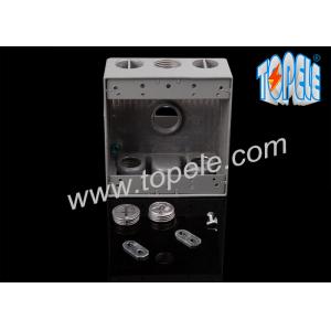 China Weatherproof Electrical Boxes Two Gang Outlet Branch Circuit Wiring supplier