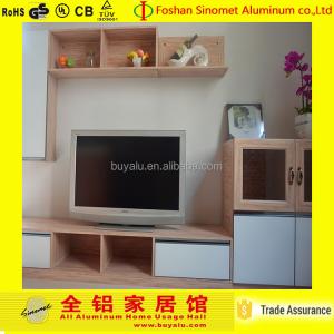 China Household Living Room Storage Cabinet TV Cabinet With Showcase supplier