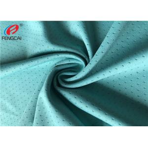 Thin Dry Fit Polyester Lycra Stretch Mesh Fabric Breathable Jerseys Material