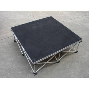 Drum Riser Bundle 1 X 1 Stage Aluminum Alloy Modular Stage Table Black / Red Plywood