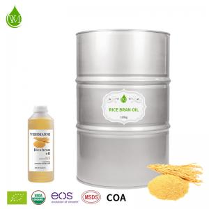 MSDS COA 25kg Organic Carrier Oils Rice Bran Oil Reduce Swelling