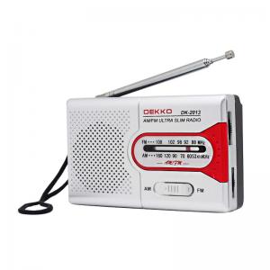 China Lightweight ABS Portable AM FM Radio With 3.5mm Headphone Jack supplier