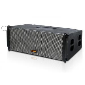 China Dual 12 8ohm black  Line Array  Speakers Active For  stage / pub supplier