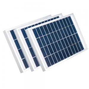 Small Glass Solar Panel 5w 12v Polycrystalline Solar Cell For Led Light