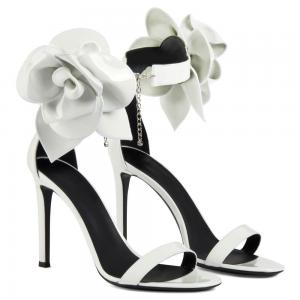 New Design White Heels Sandals For Ladies Shoes Open Toe Stiletto Shoes Sandal For Wedding High Heels