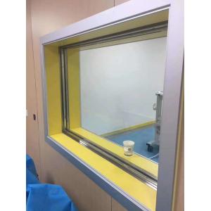 China 10mm 1000 X 800 Mm Radiation Protection Lead Glass With Aluminium Frame supplier