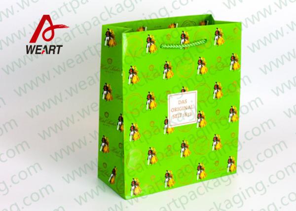 Small Xmas Holiday Paper Gift Bags , Unique Personalized Halloween Paper Bags