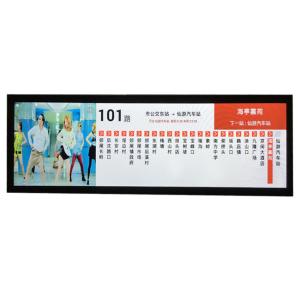 China Diseño lateral estrecho ultra amplio estirado 36,6 pulgadas del alto brillo del panel LCD de la barra supplier