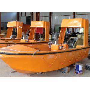 FRP rescue boat with outboard engine hot sales