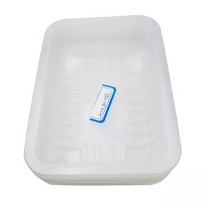 Rectangle PP PET Fresh Meat Disposable Food Trays Heat Sealing High Barrier