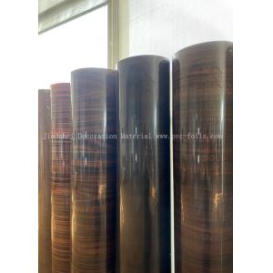 High Gloss Wood Grain PVC Decorative Film For Flat Lamination Width 1260mm