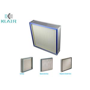 China Mini Pleat HEPA Air Purifier Air Filter for Hospital Gel Seal Type HEPA Filter Selling supplier