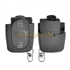 Two Black Buttons Audi Key Shell , Smart Flip Key Car Remote R - 00345 Model