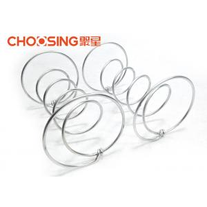 2.8mm - 4.0mm Double Cone Springs , 4" Upholstery Supplies Coil Springs Black Color