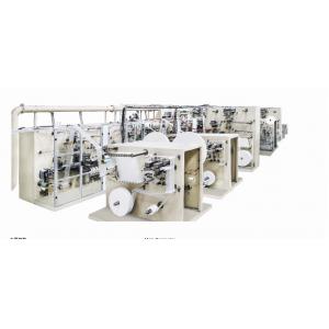 Full Width Waistband Baby Diaper Production Line 300KW  400 pcs / min