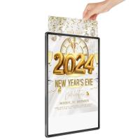 China Ultra Thin Slim Glass Lightbox for Wall Mounted Digital Poster Supermarket Advertising on sale