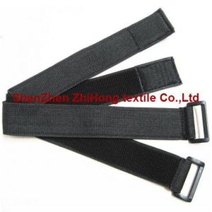 China Buckle Clasp Nylon Adjustable Hook And Loop Fastener Strap For Wrist  Armband Straps supplier