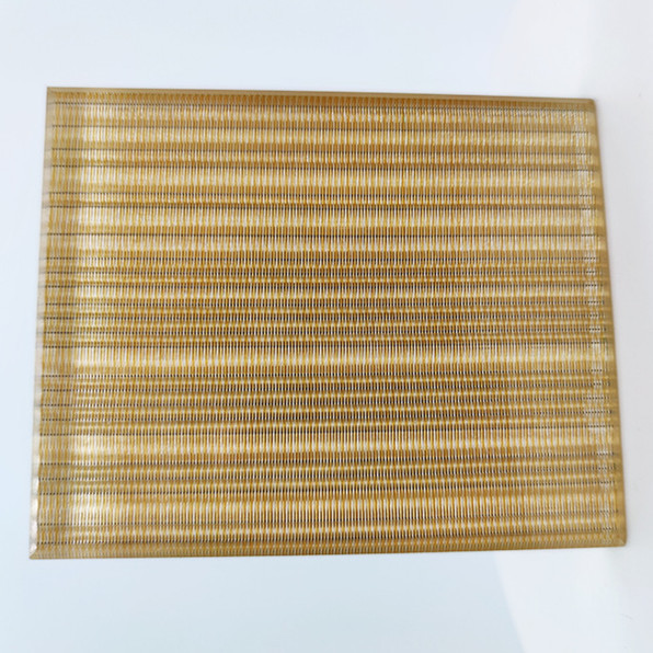 China Métal de luxe Mesh Laminated Glass Space Partition de PVB supplier