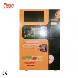 Apple Orange Juice Vending Machine 400W Metal Zinc alloy Customized