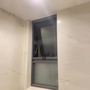 China Mosquito Proof Aluminum Casement Black Single Hung Window supplier