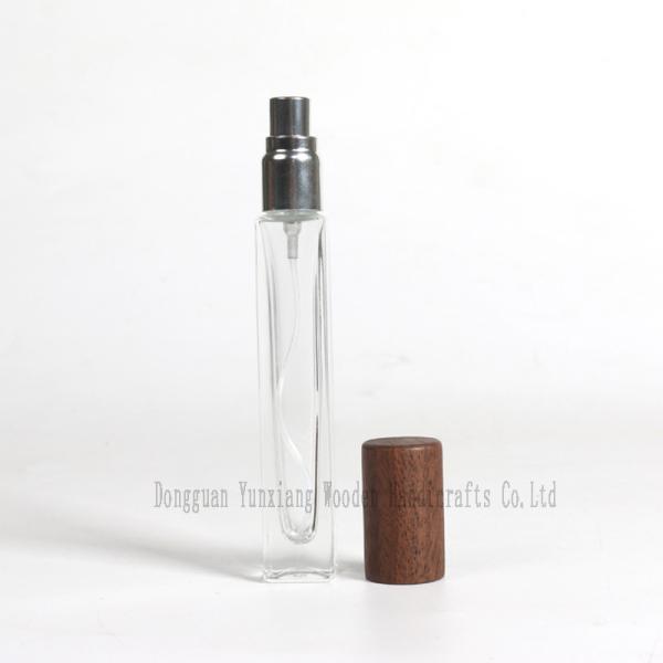 Wooden Caps for Perfume Bottles - Natural Wood Perfume Caps, Refillable Spray Bottles with Fine Mist & Wooden Lids for Cologne, Fragrance, Essential Oils