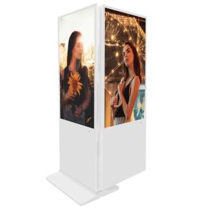 China Écran à double écran Écran tactile Kiosque publicitaire intérieur 2k Lecteur d'affichage Écran HD LCD Signage numérique LED supplier