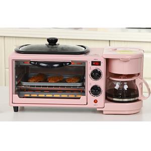 3 In 1 Multifunctional Breakfast Maker 9L With Coffee Kettle 4 Cups Bread Baker Grills Frying For Home