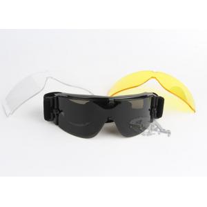 China PPE Prescription Safety Glasses Airsoft X800 Black Color UV400 Protection supplier