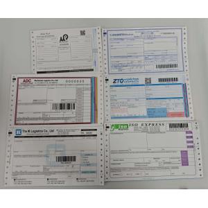 China Custom Sizes Courier Air Waybill Digital Printing Carbonless Papers For Air Cargo Transportation wholesale