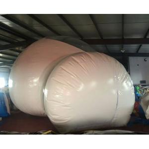White PVC Clear Inflatable Tent Fireproof Waterproof Safe For Hotels Inflatable Bubble Camping Tent