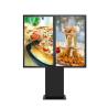Android Vertical Dual Restaurantes Tablero de menús pantalla LCD señalización digital exterior 55 pulgadas quiosco a prueba de agua publicidad LCD táctil