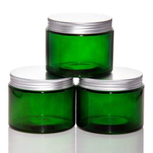 Empty Green Glass Candle Jars Vessels 7oz 8oz 10oz 16oz