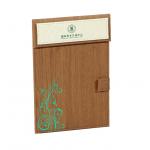 Hotel note pad holder, leather desk writing pad, elegent leather pu note pad