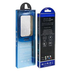 China USB Charging Data Cable Packaging Box Custom C1S Art Paper With Blister on sale