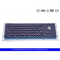 O teclado industrial feito sob medida pequeno- com Trackball escovou 66 chaves escovou SS