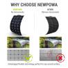 China Monocrystalline Semi Flexible Solar Panel Modules 100W 12 Volt OEM wholesale