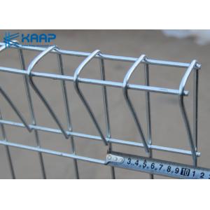 China BRC Welded Mesh Fencing , Galvanized Welded Wire Mesh Panels Roll Top Design supplier