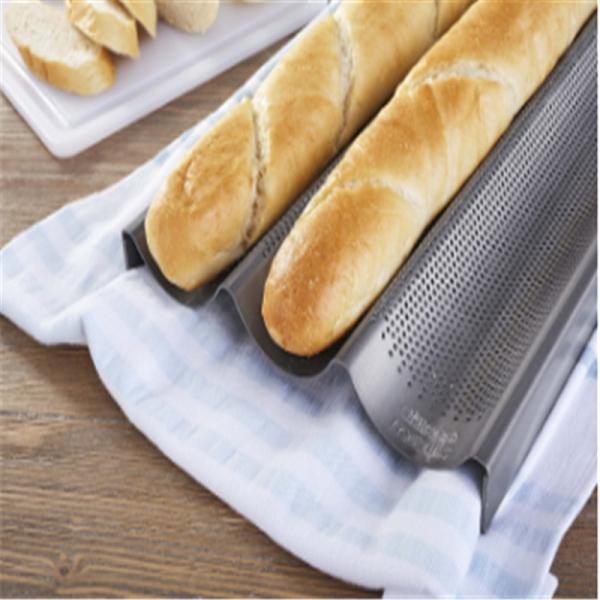 China RK Bakeware 中国 食品サービス NSF グラス アルミ ミニロープ バゲット 焼き皿 wholesale