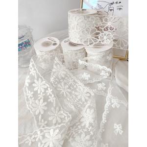 65mm Polyester Lace Ribbon for Wedding Decoration and Gift Packing