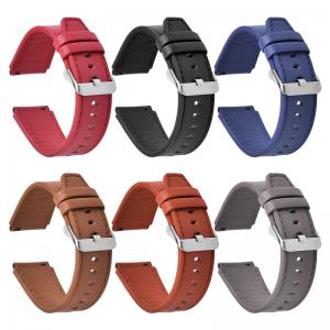 ODM Hand Stitched Cowhide Leather 22mm Watch Strap