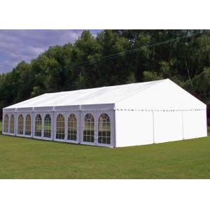 China PVC Tarpaulin Garden Party Tent , Outside Tent Weddings 5 M Bay Distance supplier