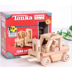 China TONKA wooden toys / assembling truck model / Educational Toys / DIY Toy supplier