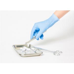 General Medical Nitrile Examination Gloves Non Sterile Type Customized Logo
