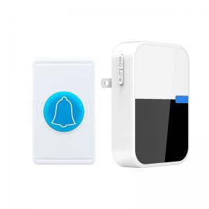 ABS Plastic Wireless Waterproof Doorbell Battery Powered Waterproof Gate Bell