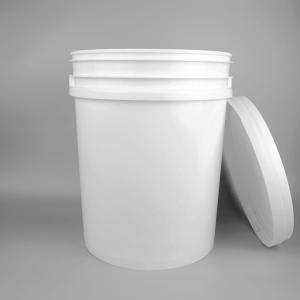 China 5 Gallon Plastic Lubricant Oil Bucket 20L With Pour Spout supplier