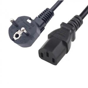 VDE 16A 250V 3 Pin Plug C13 EU Power Cord