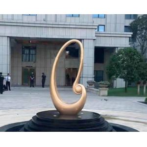 China Abstract Metal Garden Sculpture , Outdoor Metal Art Bronze Sculpture supplier